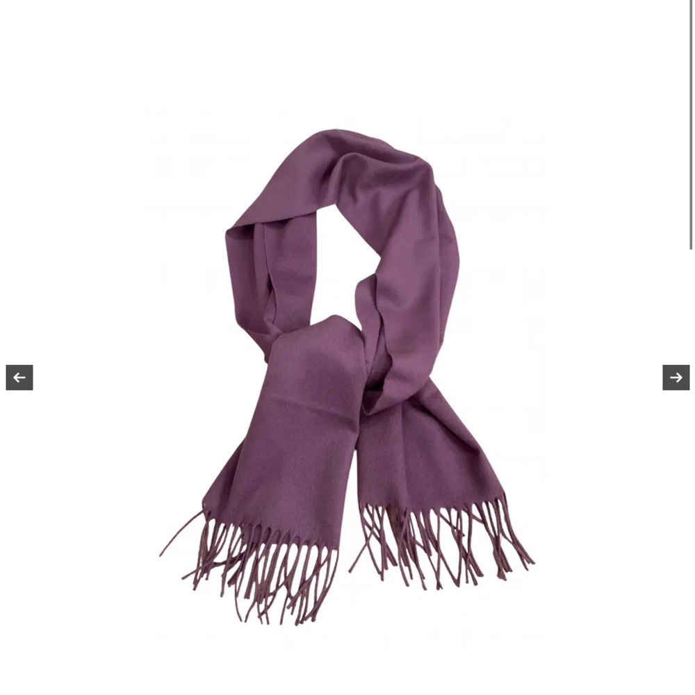 Vintage 1980's Versace 100% Silk Purple Scarf